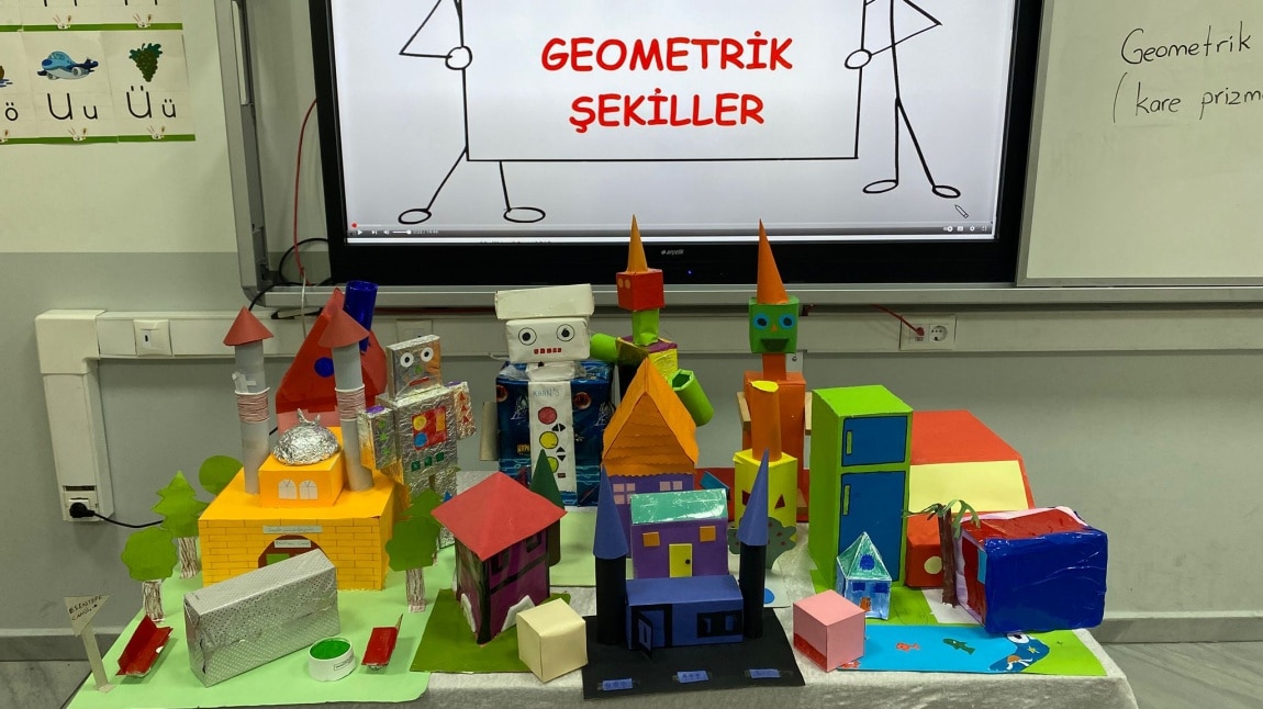 GEOMETRİK ŞEKİLLERİ ÖĞRENDİK